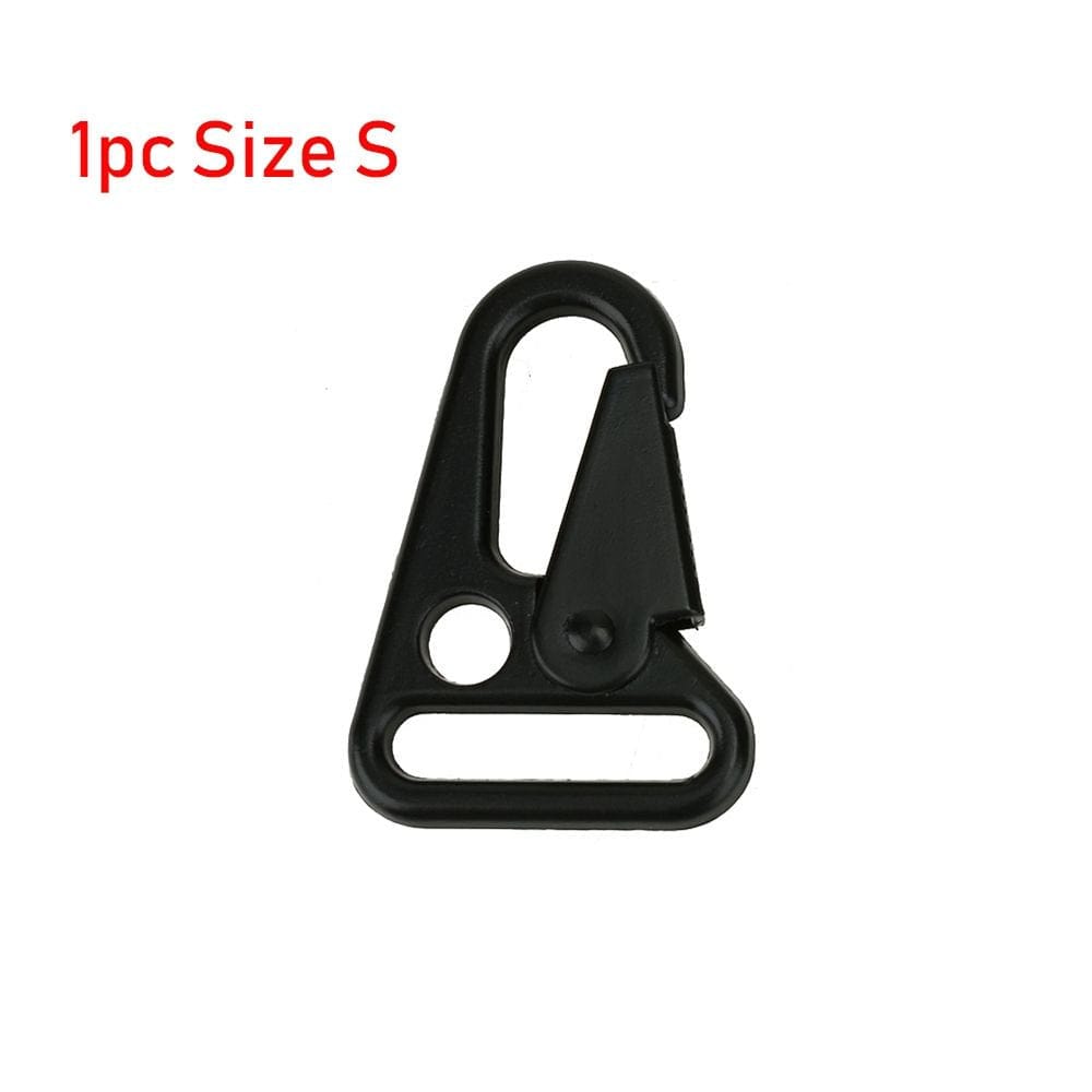1/2/5Pcs Olecranon Spring Quickdraws Backpack Travel Kits Outdoor Accessories Belt Clip Bottle Hanging Hooks Keychain Buckles Carabiner SIZE M 5PCS