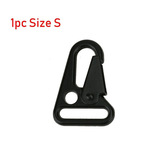 1/2/5Pcs Zinc Alloy Backpack Travel Kits Spring Quickdraws Outdoor Accessories Belt Clip Keychain Buckles Carabiner Bottle Hanging Hooks SIZE S 1PC