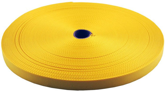 1/2 Inch Gold Heavy plus Nylon Webbing Closeout, 50 Yards