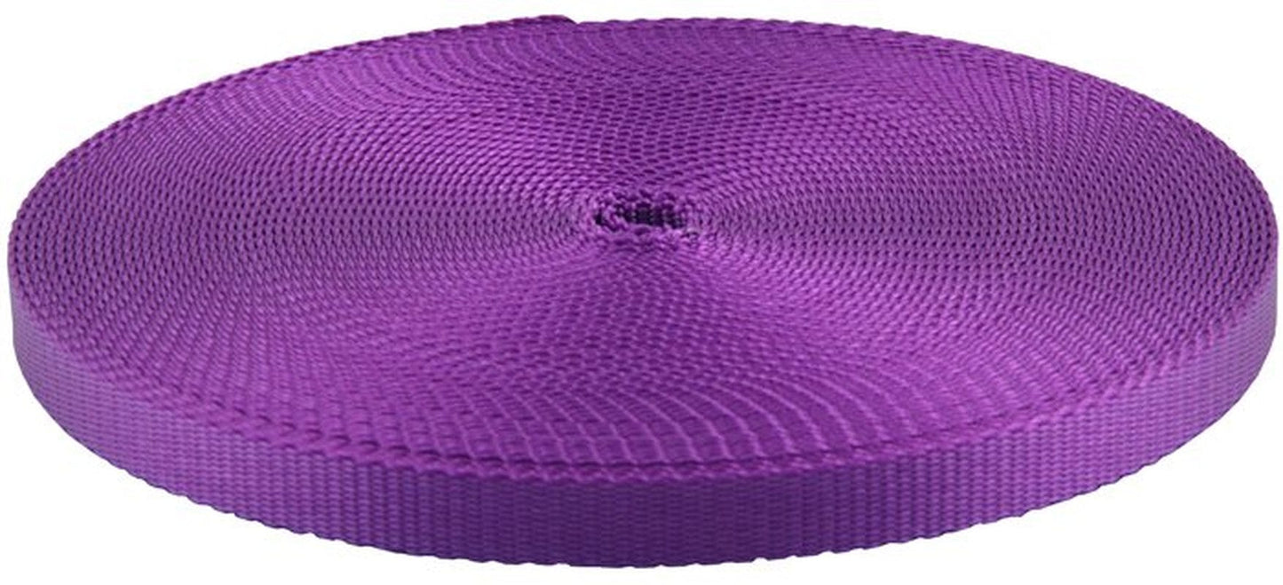 1/2 Inch Gold Heavy plus Nylon Webbing Closeout, 50 Yards