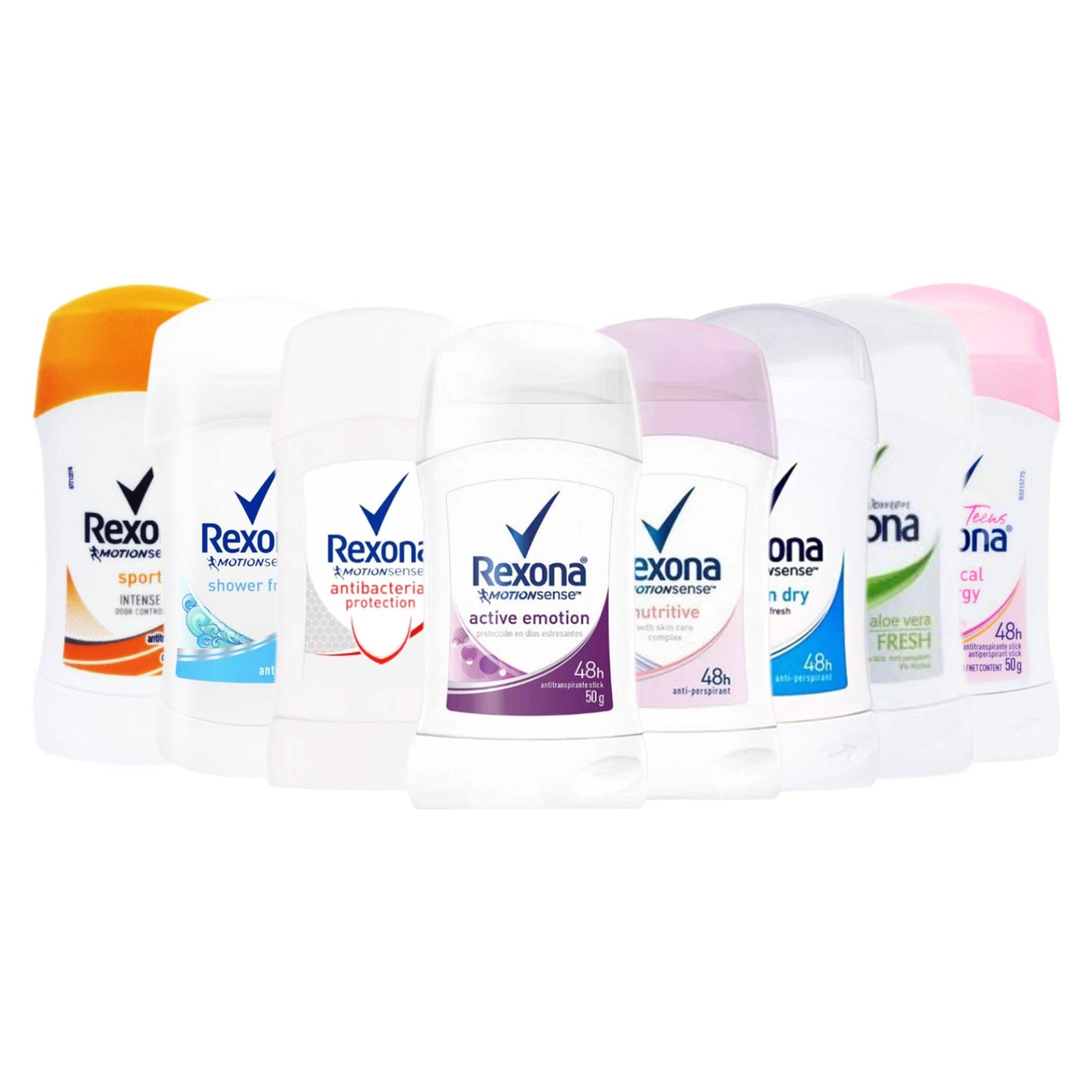 10-Pack: 50ml Assorted Rexona Women Deodorant Stick
