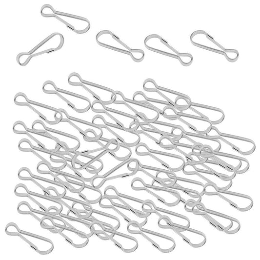 100 Pieces Pack Stainless Steel Camping Buckles Spring Camping Hiking Hardware 16Mm/20Mm/25Mm/28Mm/32Mm/40Mm