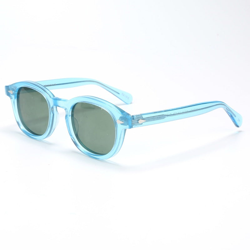 Retro Acetate Polarized Sunglasses - Blue Force Sports