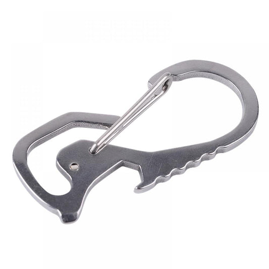 2 Pack Spring Backpack Clasps Climbing Carabiners EDC Keychain Camping Bottle Hooks Tactical Survival Gear Camping Bottle Paracord Hooks