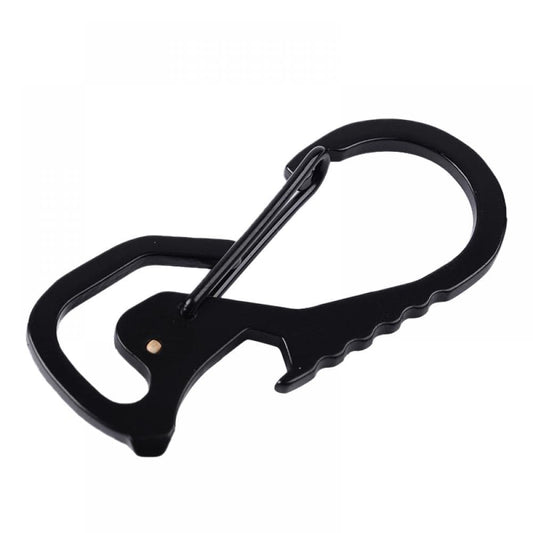 2 Pack Spring Backpack Clasps Climbing Carabiners EDC Keychain Camping Bottle Hooks Tactical Survival Gear Camping Bottle Paracord Hooks
