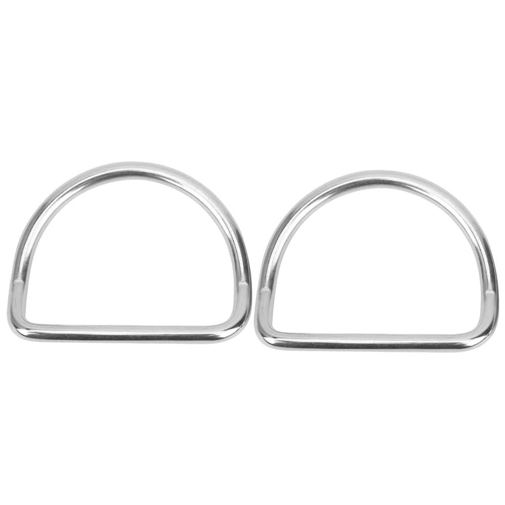 2Pcs D-, Bent D , Anti-Wear Outdoor Activities for 5.08Cm/2In Webbing Belts Diving, Surfing, Climbing Attaching Webbing Belts