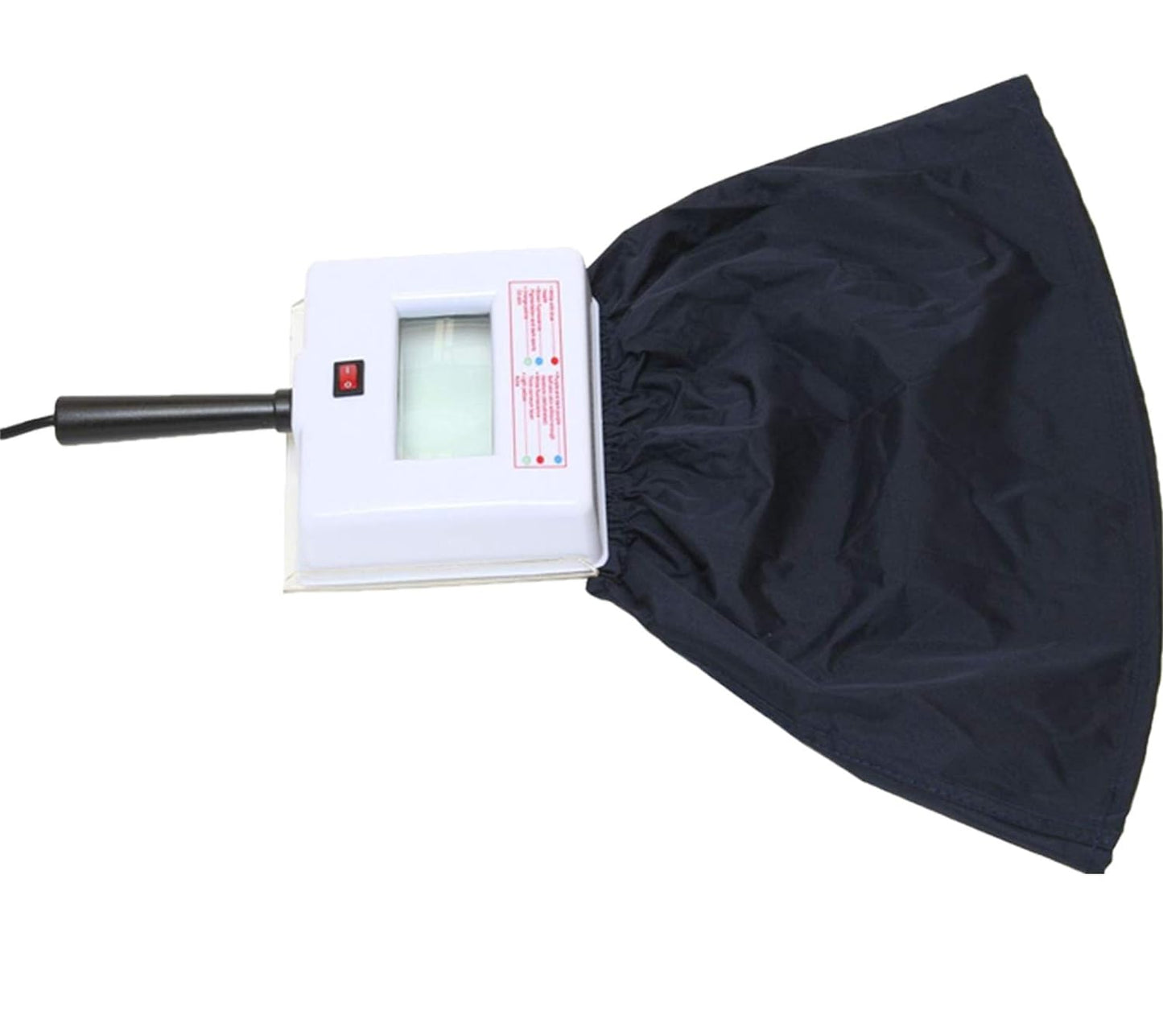 Square Woods Lamp Skin Analyzer with Light Blocking Hood Salon Spa Equipment