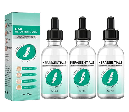 3Pack Kerassentials Toenail Treatment Oil, Kerassentials for Toenail, Kerasentials Nail Treatment, Extra Strength for Repairing