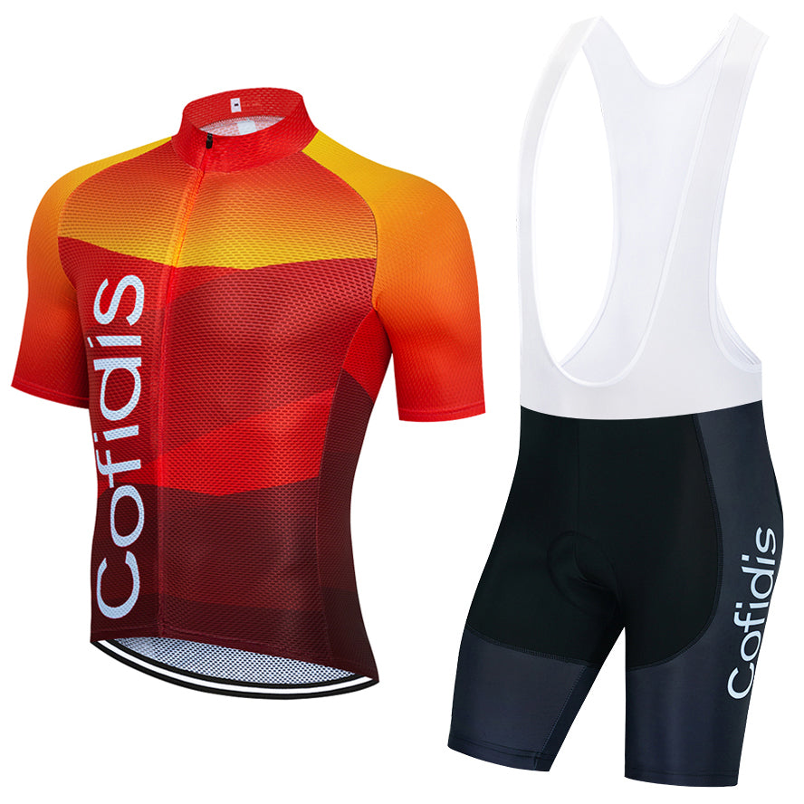 Summer Men's Outdoor Quick-drying Mountain Bike Jersey Suit - Blue Force Sports