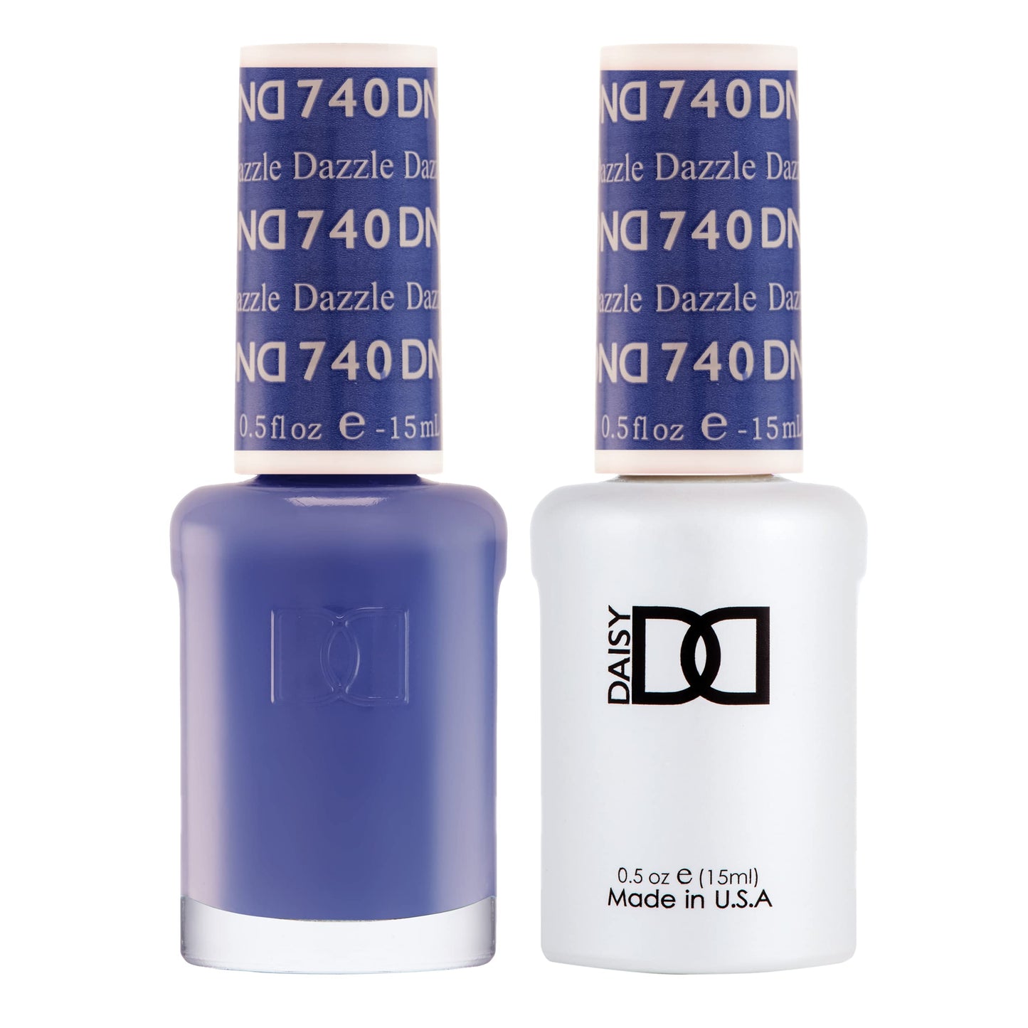 DND Gel Polish Set - 1 each of Blue Gel Polish and Blue Nail Polish, 741 Diamond Eyes, 0.5 Fl Oz