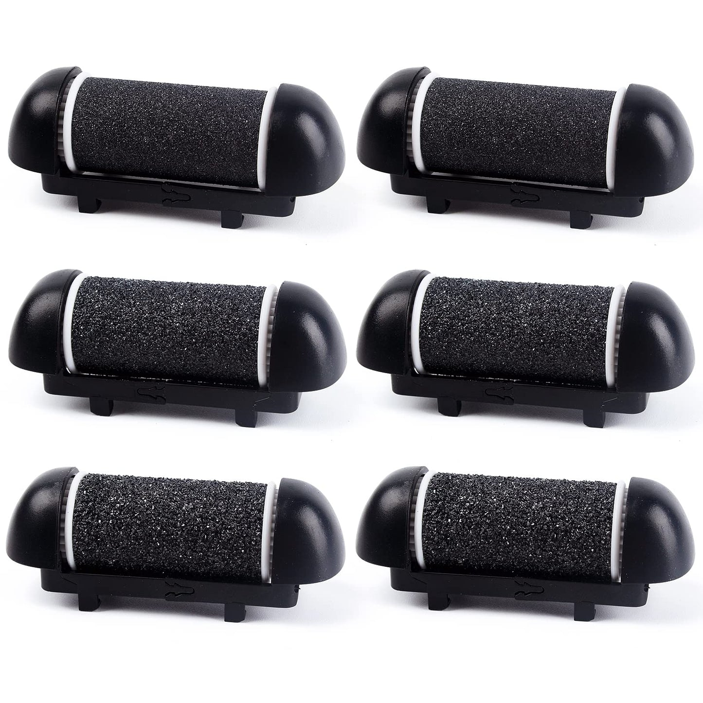 6 PCS Replacement Roller Head for Electric Callus Remover for Feet Pedicure Kit Refill Rollers Extra Coarse Regular Coarse Fine Coarse