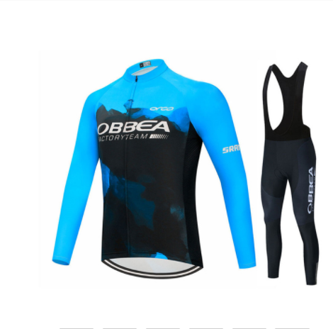 Summer Short-sleeved Cycling Jersey Suit Mountain Bike - Blue Force Sports