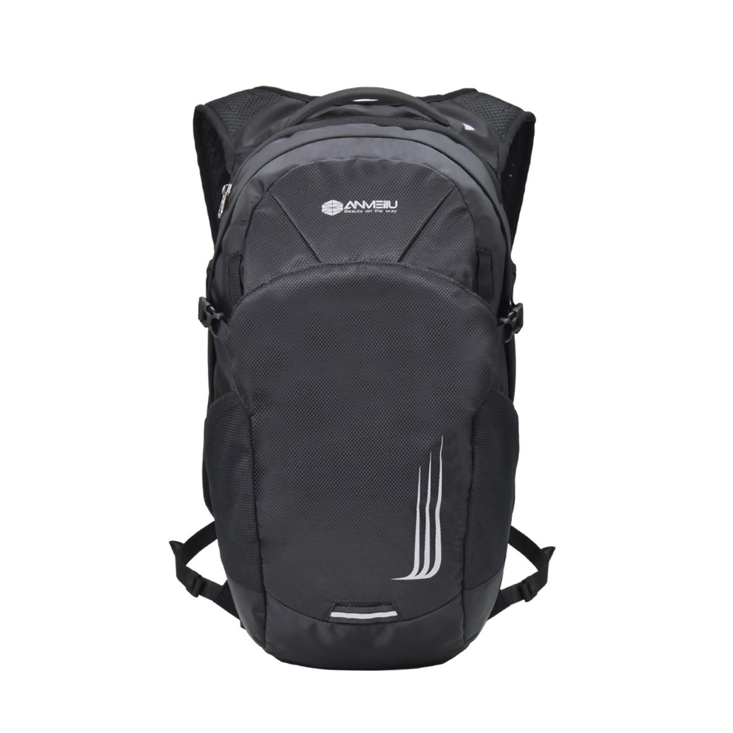 AMLESO Hydration Backpack Storage Bag Rucksack Waterproof Ultralight Water Bladder Running Backpack for Outdoor Hiking Biking Riding Black