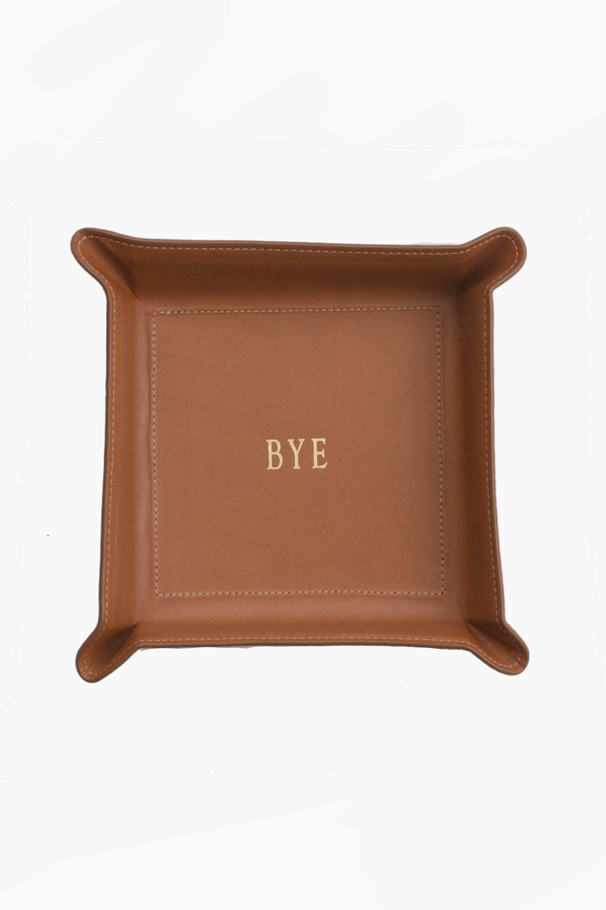Tan Medium Leather Catchall