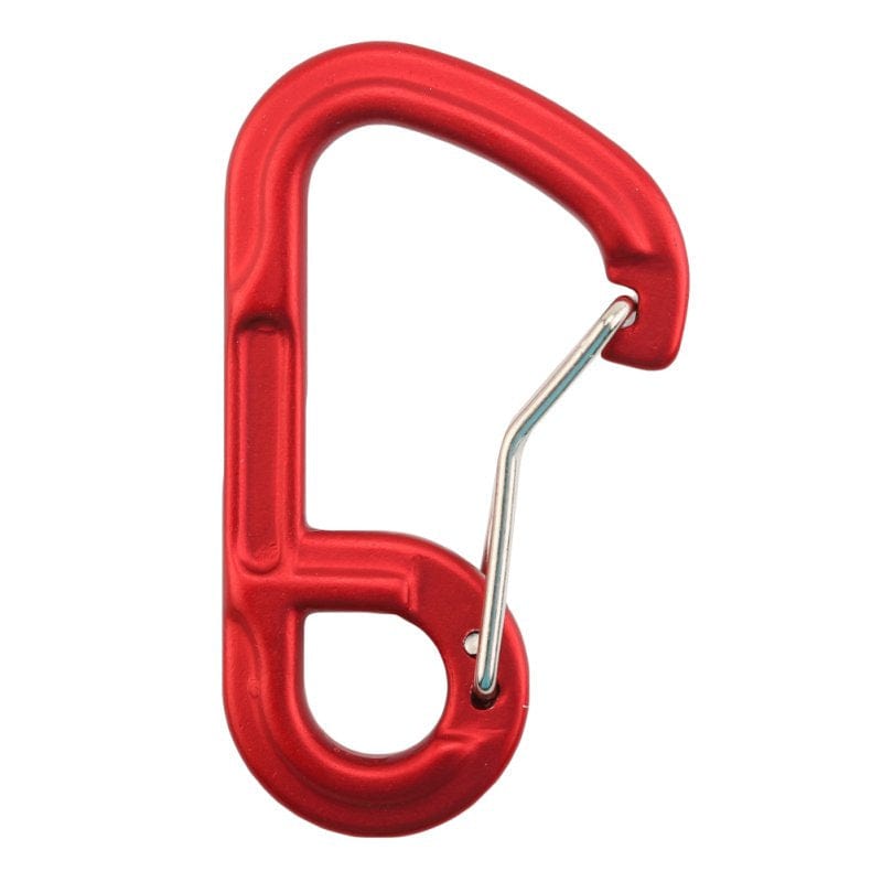 Aluminum Alloy Spring Hooks Lock Hole D Shape Clip Outdoor Safety Climbing Carabiner D-Ring Key Chain Mountaineering Buckle