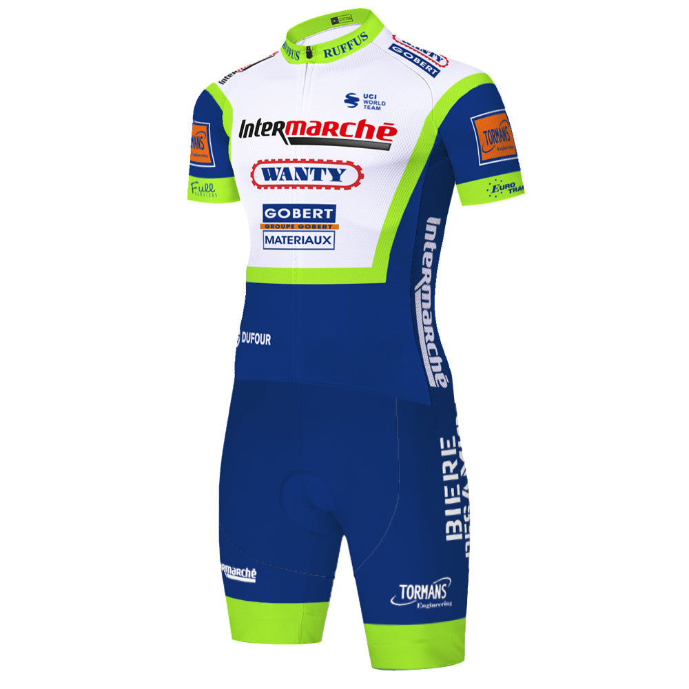 Men's 20D Gel Spandex Quick Dry Triathlon Jersey - Blue Force Sports