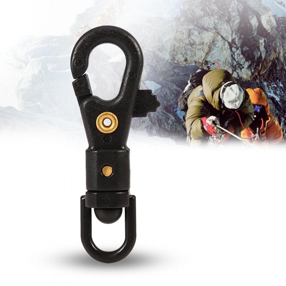 FAGINEY Quickdraw Key Chain,5Pcs/Bag Outdoor 360 Degree Mini Keychain Carabiner Clip Hanging Buckle Hook