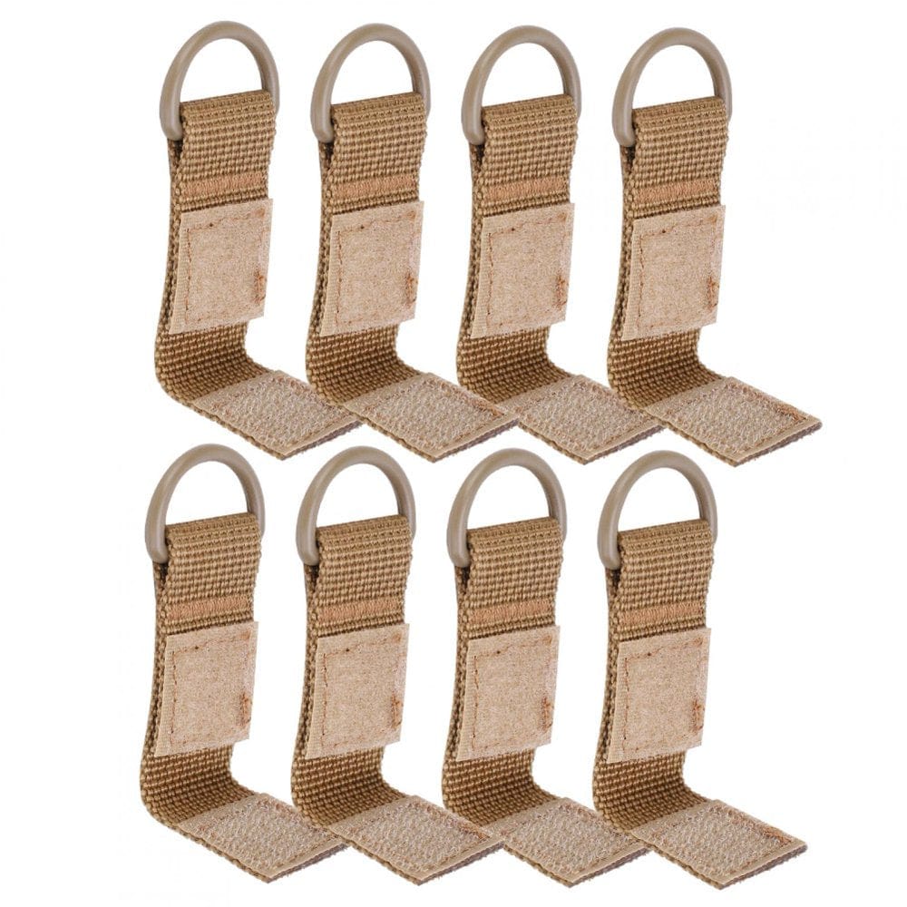 Haofy 8Pcs Nylon Webbing Buckle Backpack Key Hook Backpack Key Hook Webbing Hanging Belt Buckle Hanging Climbing Accessory