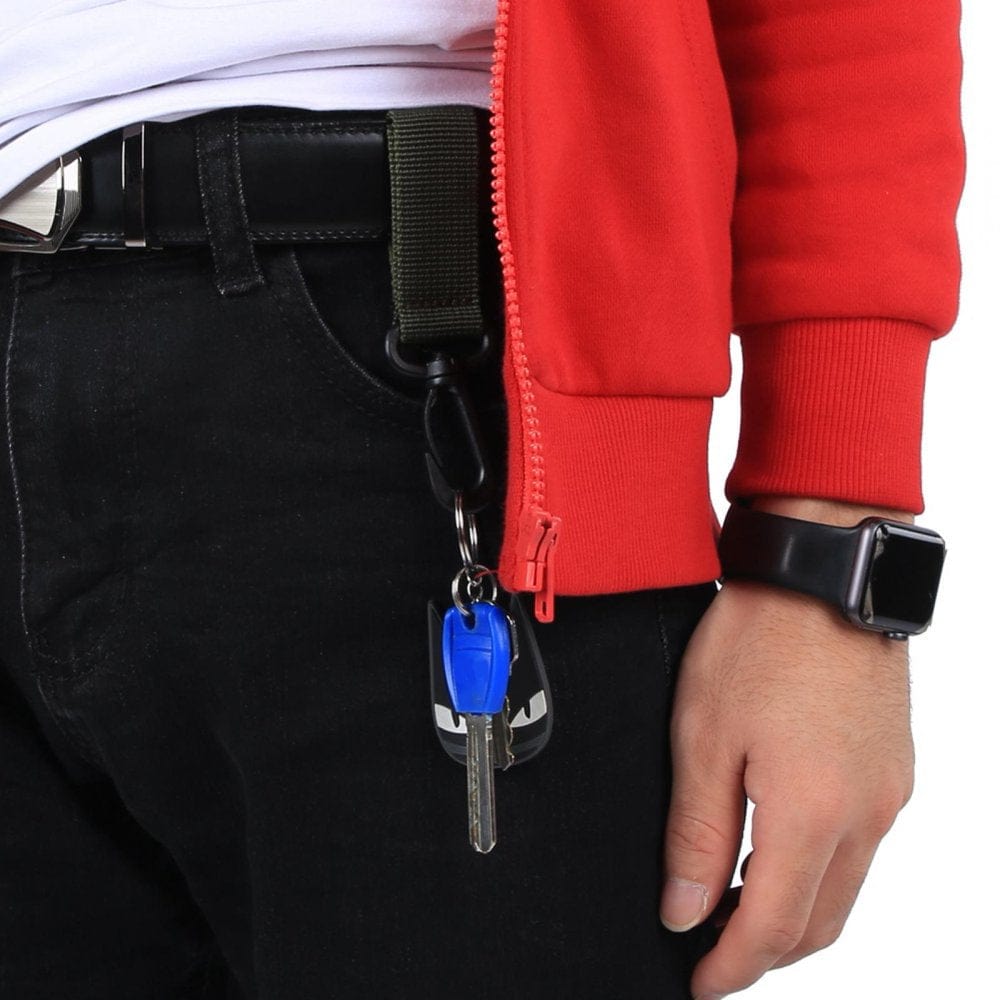 Mavis Laven Belt Buckle,Climbing Hook,3Pcs Outdoor Supply 360 Degree Rotation Webbing Buckle Key Chain Belt Hook