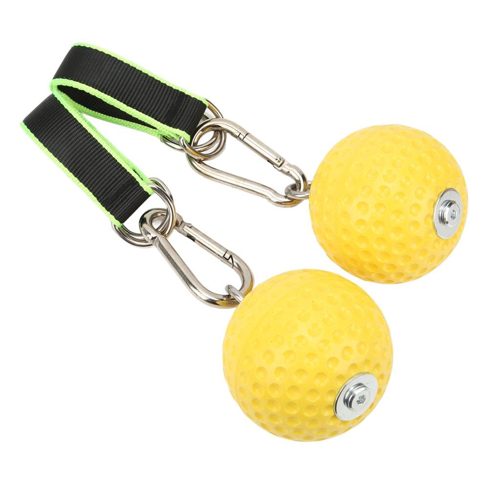 Mgaxyff Climbing Pull up Hand Grips Ball Set with Webbing Buckle Fitness Non Slip Arm Strength Training Exercise Ball,Pull up Grips Ball,Arm Training Ball