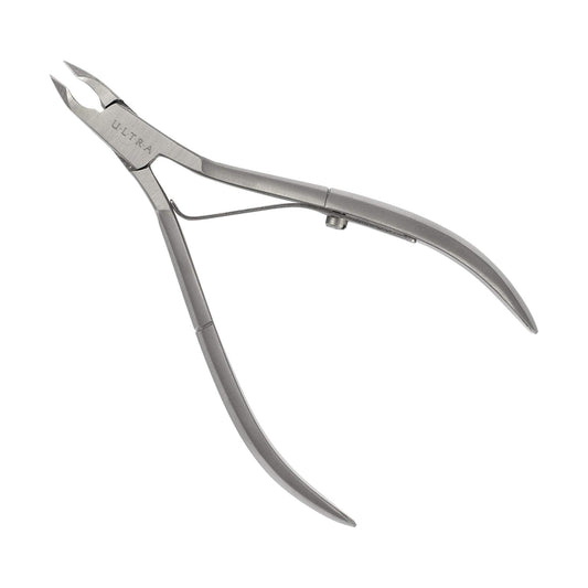 Ultra Premium Cuticle Nipper, Stainless Steel, 1/2 Jaw, Single Spring