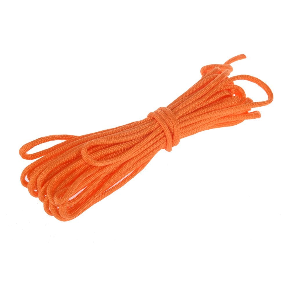 Parachute Rope 7 Core Strand for Climbing Buckle Rope Orange 25FT