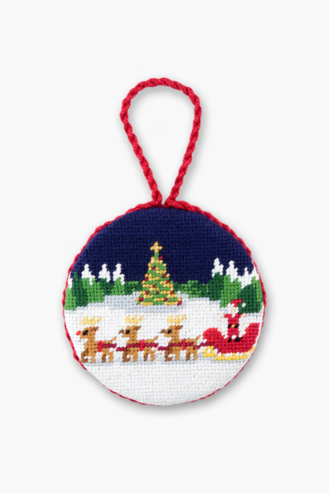 North Pole Needlepoint Ornament