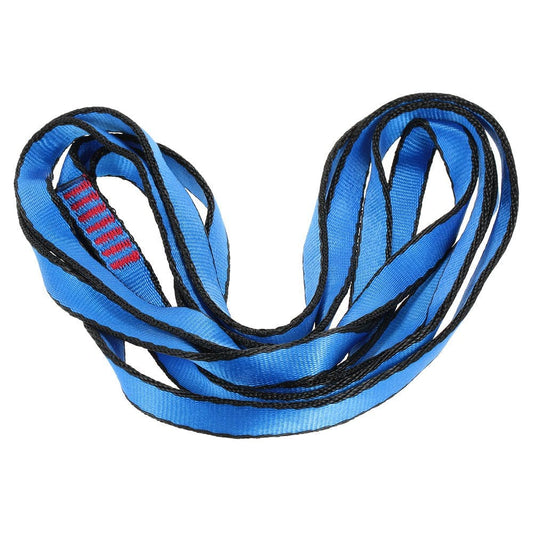Suzicca 23KN 16Mm 150Cm/4.9Ft Rope Runner Webbing Sling Flat Strap Belt for Mountaineering Rock Climbing Caving Rappelling Rescue Engineering