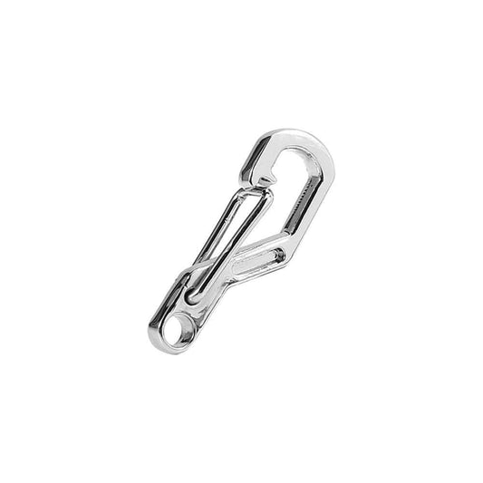 Tebru 5Pcs/Bag EDC Alloy Outdoor Mini Spring Hook Keychain Carabiner Key Ring Clips Hook , Keychain Tool, Locking Carabiner