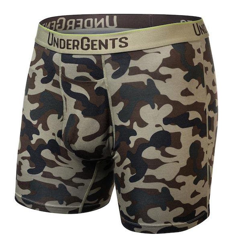 Undergents 6" Men'S Boxer Brief (With Horizontal Fly Front): Ultra-Soft Cooling Comfort Underneath