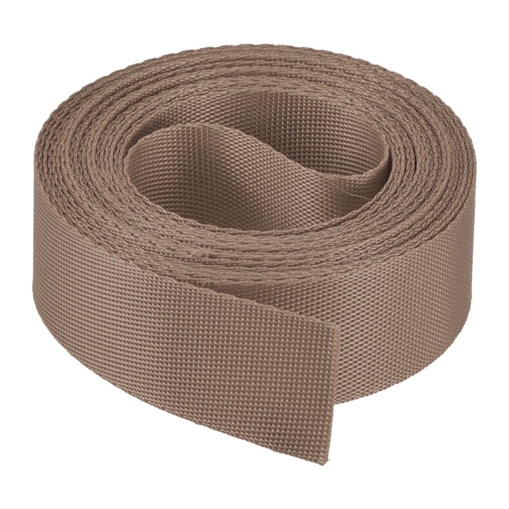 Uxcell Flat Nylon Webbing Strap 1 Inch 4 Yards Black for Backpack, Luggage-Rack