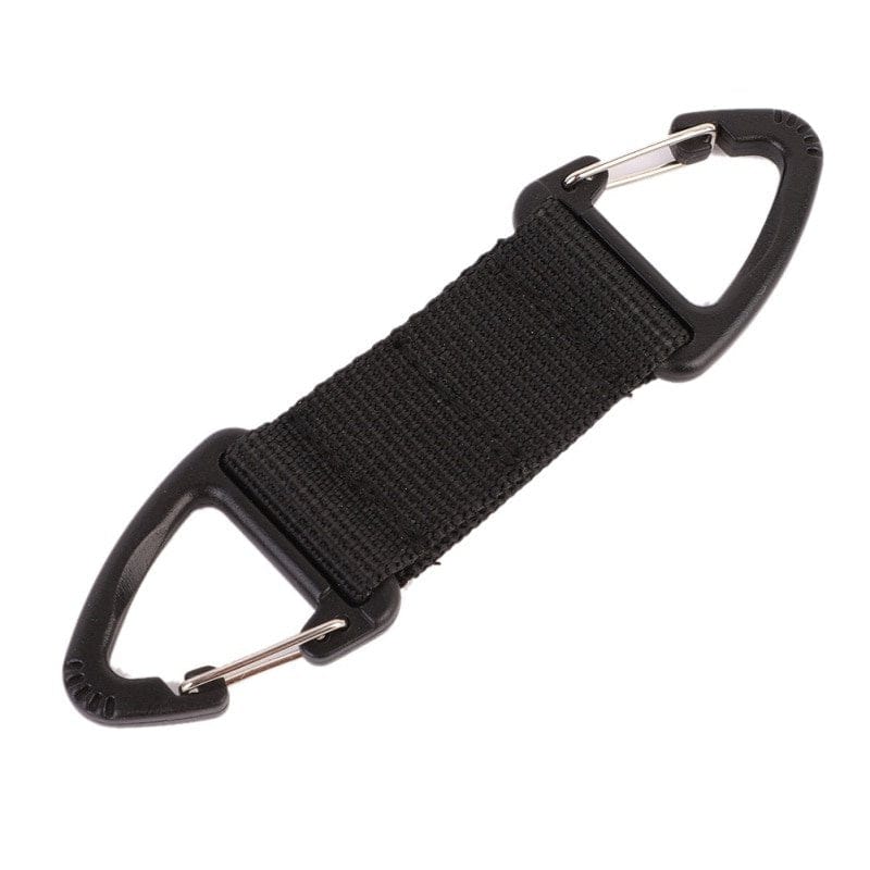 Walmklly Double Point Triangle Multifunctional Carabiner Outdoor Molle Webbing Belt Clip Climbing Carabiner Buckle Tactical Bag Hook