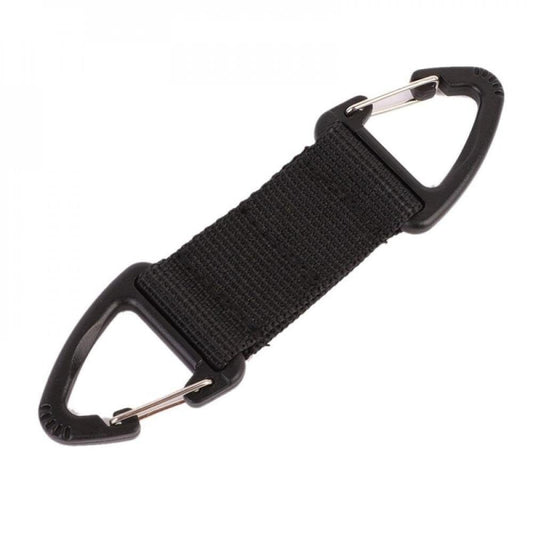 Zeonetak Backpack Molle Webbing Belt Clip Climbing Carabiner Buckle Bag Webbing Belt Clip Clasp Hanging Chain Key Hook