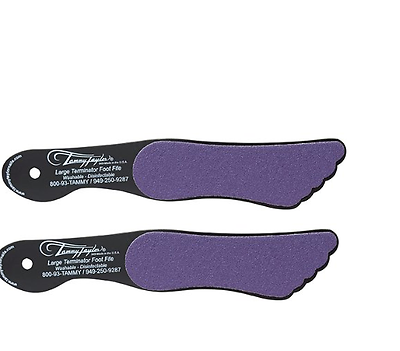 Pack of 2 Tammy Taylor -  Large Foot File -Purple Terminator (both size Usable)