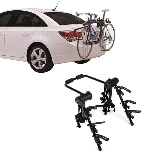 SCITOO <Font Color="#0000Ff"><B>Universal Rear 3-Bike Carrier Rack Trunk Mounted on Car SUV Roof Rack </B></Font>Bike Rack Bike Carrier Vehicle Attachment Holder -2 Bikes Carrier