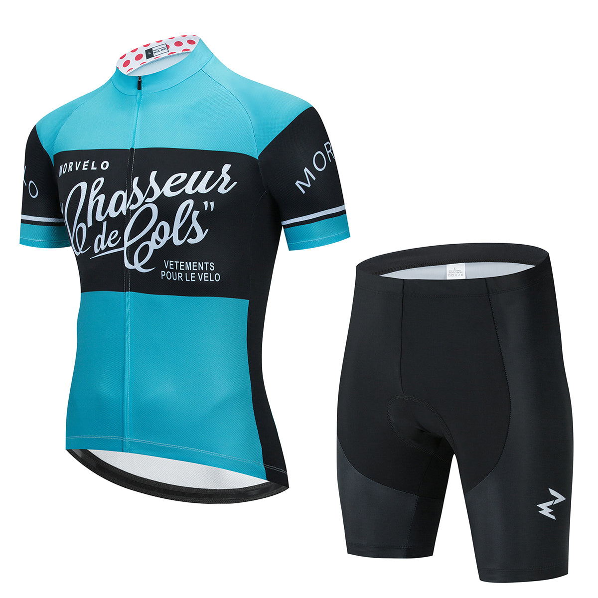 Long Sleeve Cycling Suit Men'S And Women'S Mountain Single Team Top And Pants Are Fast Dry - Blue Force Sports