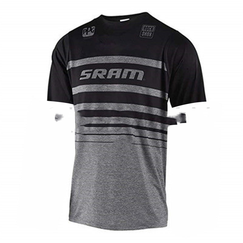 Short-Sleeved Bib Cycling Jersey Suit - Blue Force Sports