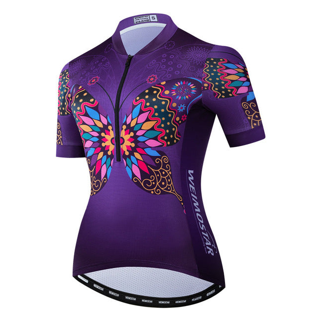Short Sleeve Bike Jersey Brea - Blue Force Sports