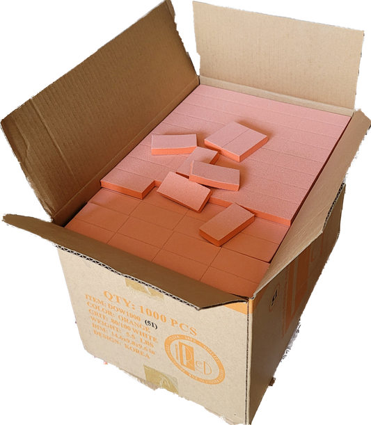 Red Mini Slim Buffer Orange White 80/100 1000 pcs #R51