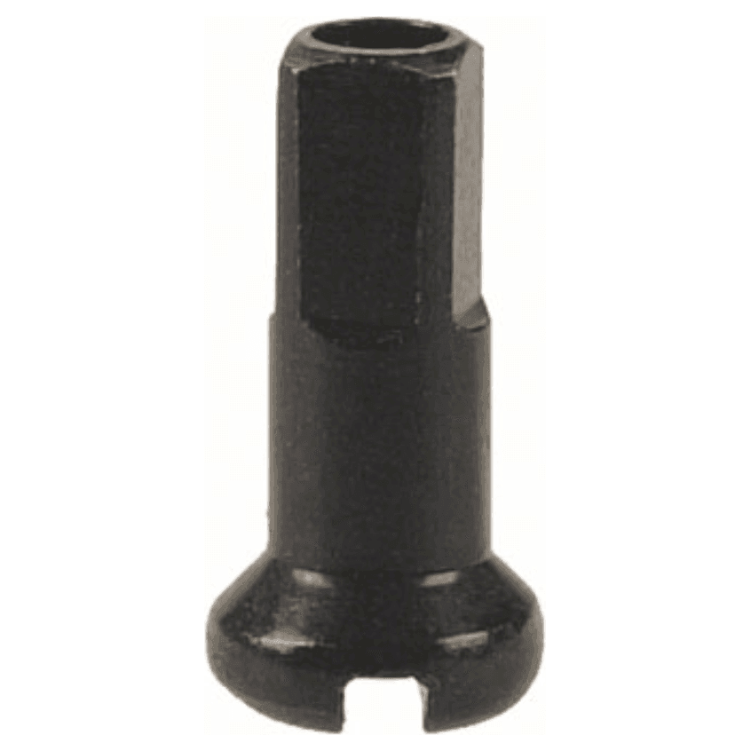 DT Swiss Standard Spoke Nipples - Brass, 2.0 x 12mm, Black