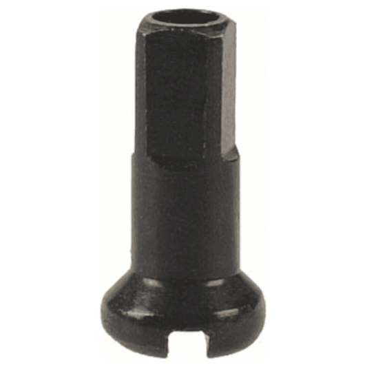 DT Swiss Standard Spoke Nipples - Brass, 2.0 x 12mm, Black