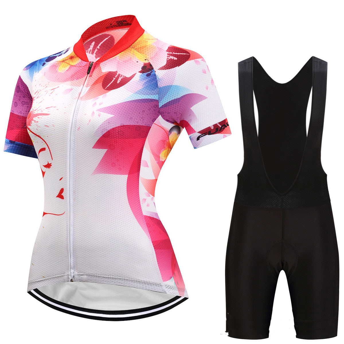 Women's short-sleeved suit for summer cycling - Blue Force Sports