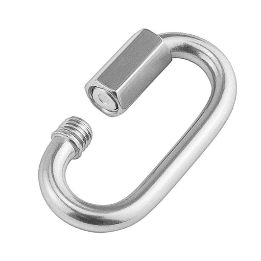 304 Stainless Quick Link Screw Lock Carabiner 5Mm X 50Mm