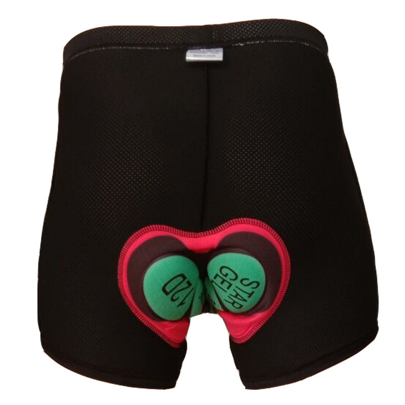 New Cycling Printing Silicone Shorts Wear Underpants - Blue Force Sports