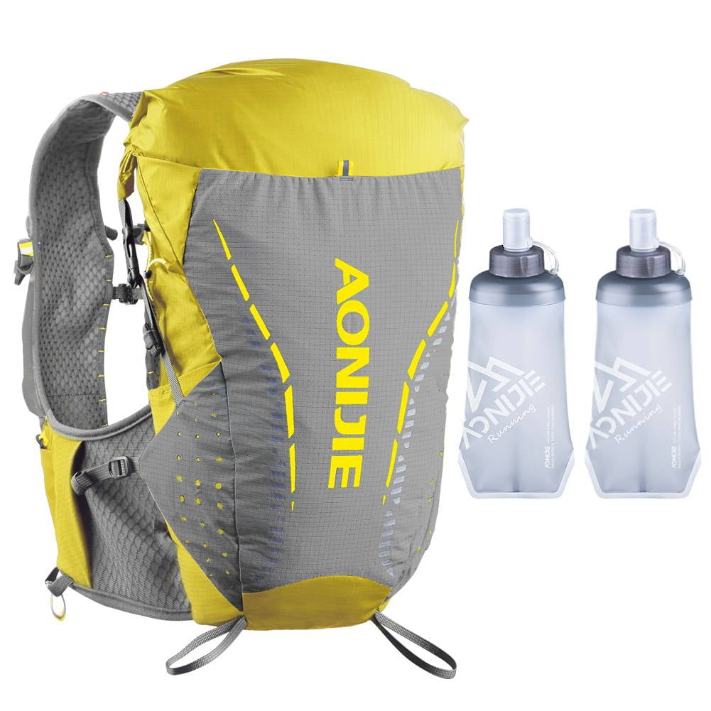 AONIJIE 18L Large Capacity Running Hydration Vest with 2*500ml Soft Flask Running Backpack for Marathon Race Hiking