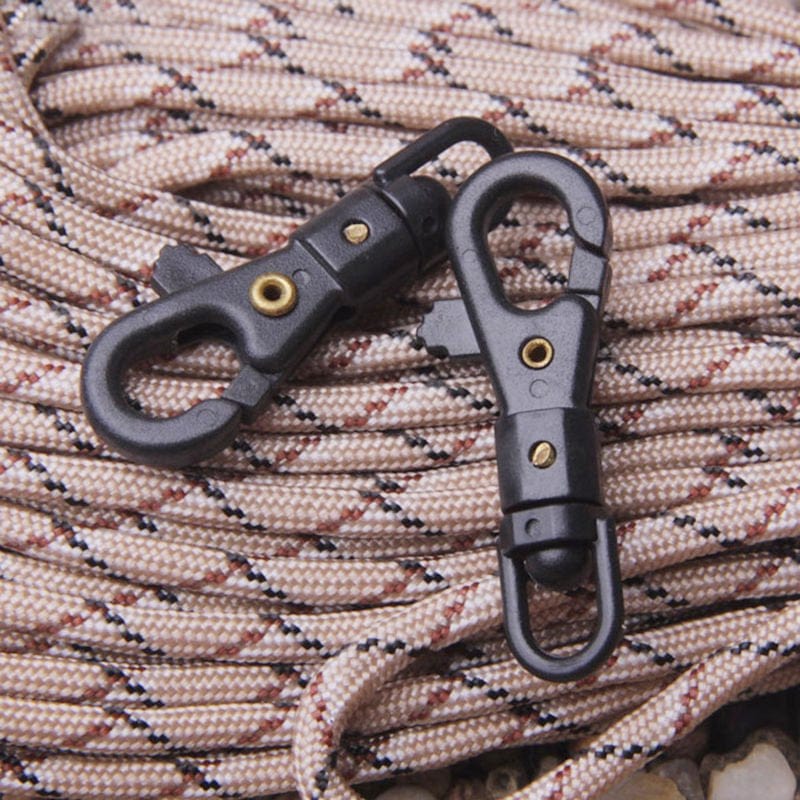 5 X Survival Carabiner Rotatable Buckle Quickdraw Key Q7R2 EDC A5X8. Chain S4X4