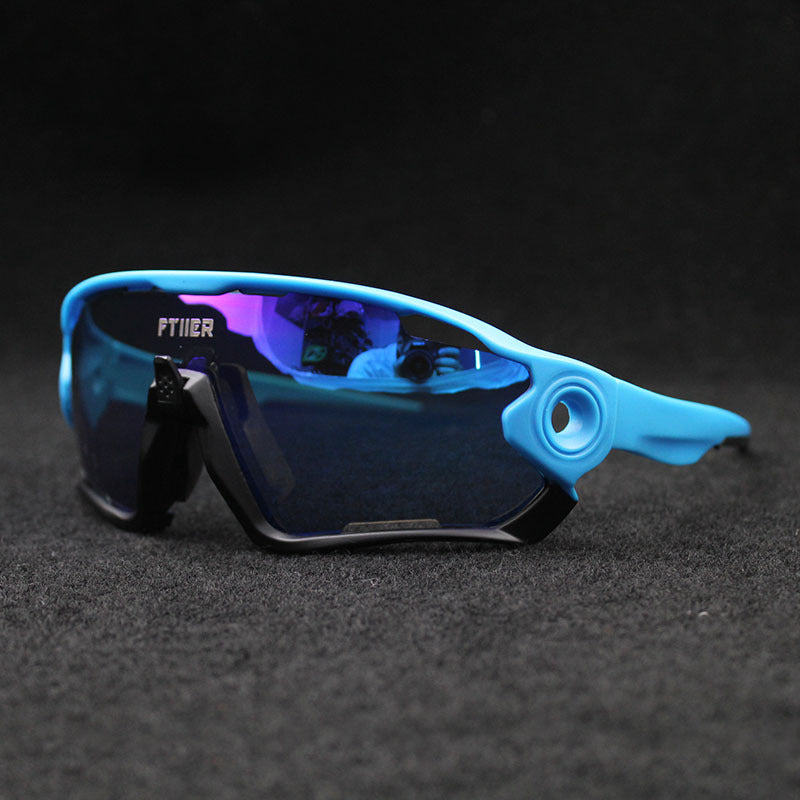 FTIIER Bicycle Glasses Goggles - Blue Force Sports