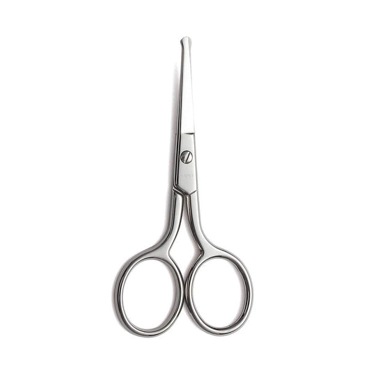LIVINGO Premium Manicure Rounded Tip Scissors Multi-purpose Stainless Steel Cuticle Pedicure Beauty Grooming Kit for Nail, Eyebrow, Eyelash, Dry Skin, Nose Hair 3.5 inch