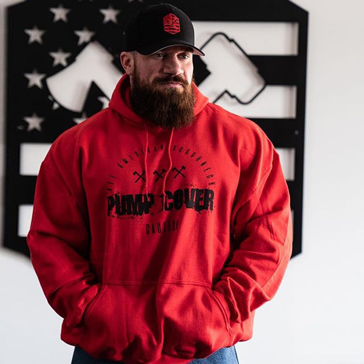 Sports Sweater Men's Fitness Running Casual Hooded Pullover - Blue Force Sports