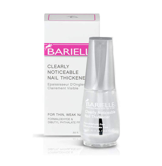 Barielle Clearly Noticeable Nail Thickener, Top Coat Instantly Thickens Nails Up To 50%, Perfect for Damaged Nails, Quick-Drying, Heals Cracked, Split, or Peeling Nails, Promotes Nail Growth, 5 Ounce